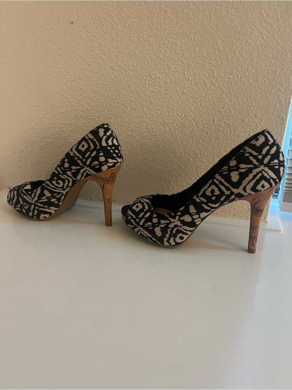 Christian Soriano Black and White Heels